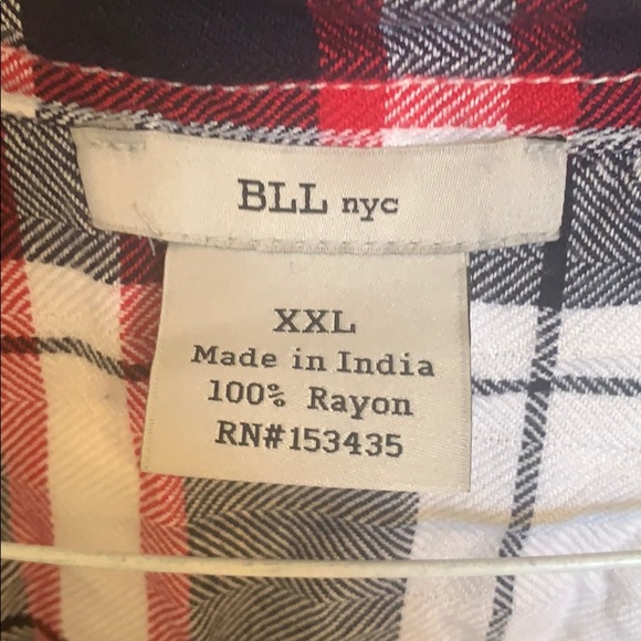 Flannel Button down dress - Picture 3 of 5